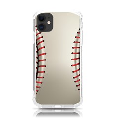 Baseball Iphone 11 Tpu Uv Print Case by Ket1n9