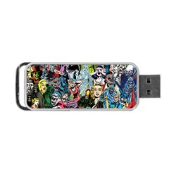 Vintage Horror Collage Pattern Portable Usb Flash (one Side) by Ket1n9