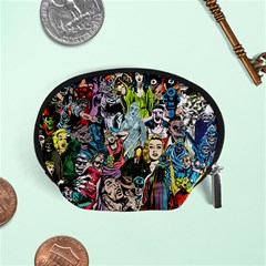 Vintage Horror Collage Pattern Accessory Pouch (small) by Ket1n9