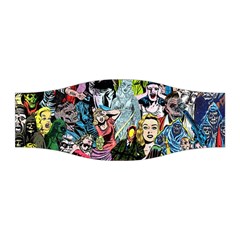 Vintage Horror Collage Pattern Stretchable Headband by Ket1n9