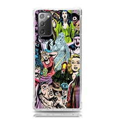 Vintage Horror Collage Pattern Samsung Galaxy Note 20 Tpu Uv Case by Ket1n9