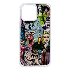 Vintage Horror Collage Pattern Iphone 14 Pro Max Tpu Uv Print Case by Ket1n9