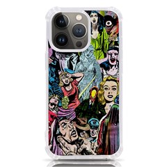 Vintage Horror Collage Pattern Iphone 13 Pro Tpu Uv Print Case by Ket1n9