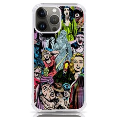 Vintage Horror Collage Pattern Iphone 13 Pro Max Tpu Uv Print Case by Ket1n9