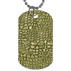 Aligator Skin Dog Tag (two Sides) by Ket1n9