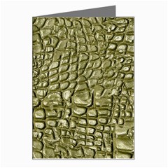 Aligator Skin Greeting Card by Ket1n9