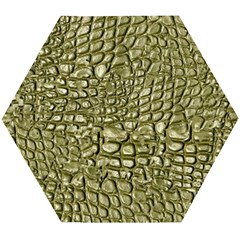 Aligator Skin Wooden Puzzle Hexagon by Ket1n9