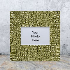 Aligator Skin White Box Photo Frame 4  X 6  by Ket1n9