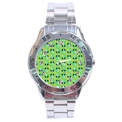 Alien Pattern- Stainless Steel Analogue Watch by Ket1n9