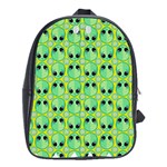 Alien Pattern- School Bag (XL) Front