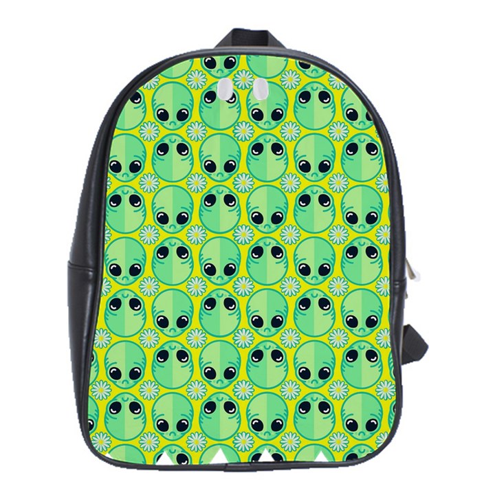 Alien Pattern- School Bag (XL)