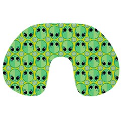 Alien Pattern- Travel Neck Pillow by Ket1n9