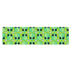 Alien Pattern- Oblong Satin Scarf (16  X 60 ) by Ket1n9