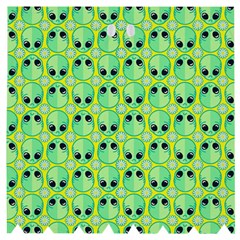 Alien Pattern- Wooden Puzzle Square by Ket1n9