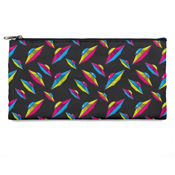 Alien Patterns Vector Graphic Pencil Case