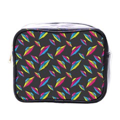 Alien Patterns Vector Graphic Mini Toiletries Bag (one Side) by Ket1n9