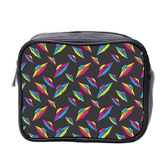 Alien Patterns Vector Graphic Mini Toiletries Bag (two Sides) by Ket1n9