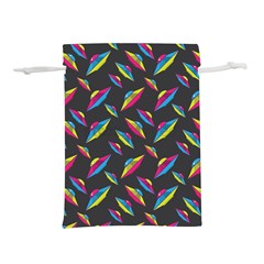 Alien Patterns Vector Graphic Lightweight Drawstring Pouch (l) by Ket1n9