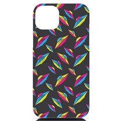 Alien Patterns Vector Graphic Iphone 14 Plus Black Uv Print Case by Ket1n9