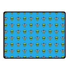 Alien Pattern Two Sides Fleece Blanket (small) by Ket1n9