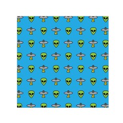 Alien Pattern Square Satin Scarf (30  X 30 ) by Ket1n9