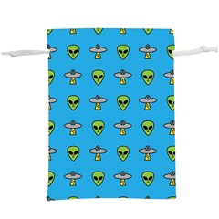 Alien Pattern Lightweight Drawstring Pouch (xl) by Ket1n9