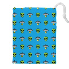 Alien Pattern Drawstring Pouch (5xl) by Ket1n9