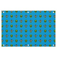 Alien Pattern Banner And Sign 6  X 4  by Ket1n9