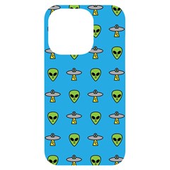 Alien Pattern Iphone 14 Pro Black Uv Print Case by Ket1n9