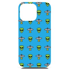 Alien Pattern Iphone 14 Pro Max Black Uv Print Case by Ket1n9