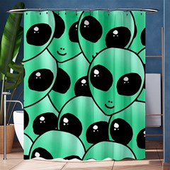 Art Alien Pattern Shower Curtain 60  X 72  (medium)  by Ket1n9