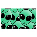 Art Alien Pattern Banner and Sign 7  x 4  Front