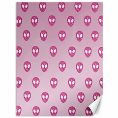 Alien Pattern Pink Canvas 36  X 48  by Ket1n9