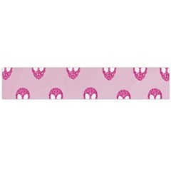 Alien Pattern Pink Large Premium Plush Fleece Scarf  by Ket1n9