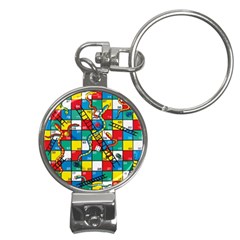 Snakes And Ladders Nail Clippers Key Chain by Ket1n9