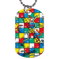 Snakes And Ladders Dog Tag (one Side) by Ket1n9