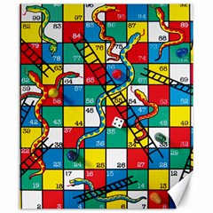 Snakes And Ladders Canvas 20  X 24  by Ket1n9