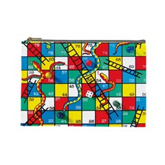 Snakes And Ladders Cosmetic Bag (large) by Ket1n9