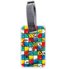 Snakes And Ladders Luggage Tag (two Sides) by Ket1n9