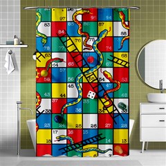 Snakes And Ladders Shower Curtain 48  X 72  (small)  by Ket1n9