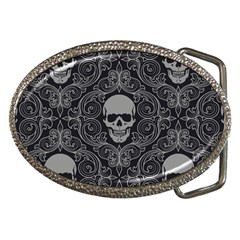 Dark Horror Skulls Pattern Belt Buckles by Ket1n9