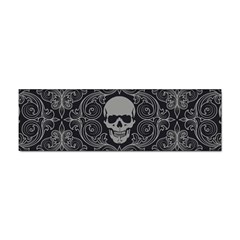 Dark Horror Skulls Pattern Sticker (bumper) by Ket1n9