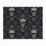 Dark Horror Skulls Pattern Small Glasses Cloth Front