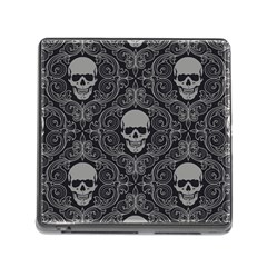 Dark Horror Skulls Pattern Memory Card Reader (square 5 Slot) by Ket1n9