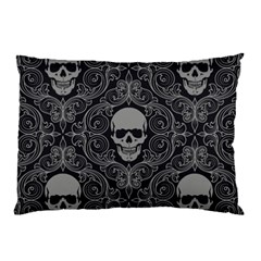 Dark Horror Skulls Pattern Pillow Case (two Sides) by Ket1n9