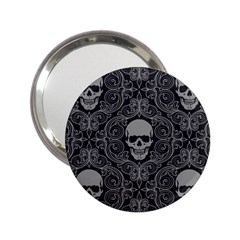 Dark Horror Skulls Pattern 2 25  Handbag Mirrors by Ket1n9