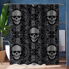 Dark Horror Skulls Pattern Shower Curtain 60  X 72  (medium)  by Ket1n9