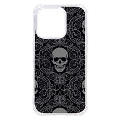 Dark Horror Skulls Pattern Iphone 14 Pro Tpu Uv Print Case by Ket1n9