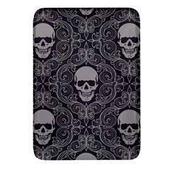 Dark Horror Skulls Pattern Rectangular Glass Fridge Magnet (4 Pack) by Ket1n9