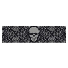 Dark Horror Skulls Pattern Oblong Satin Scarf (16  X 60 ) by Ket1n9